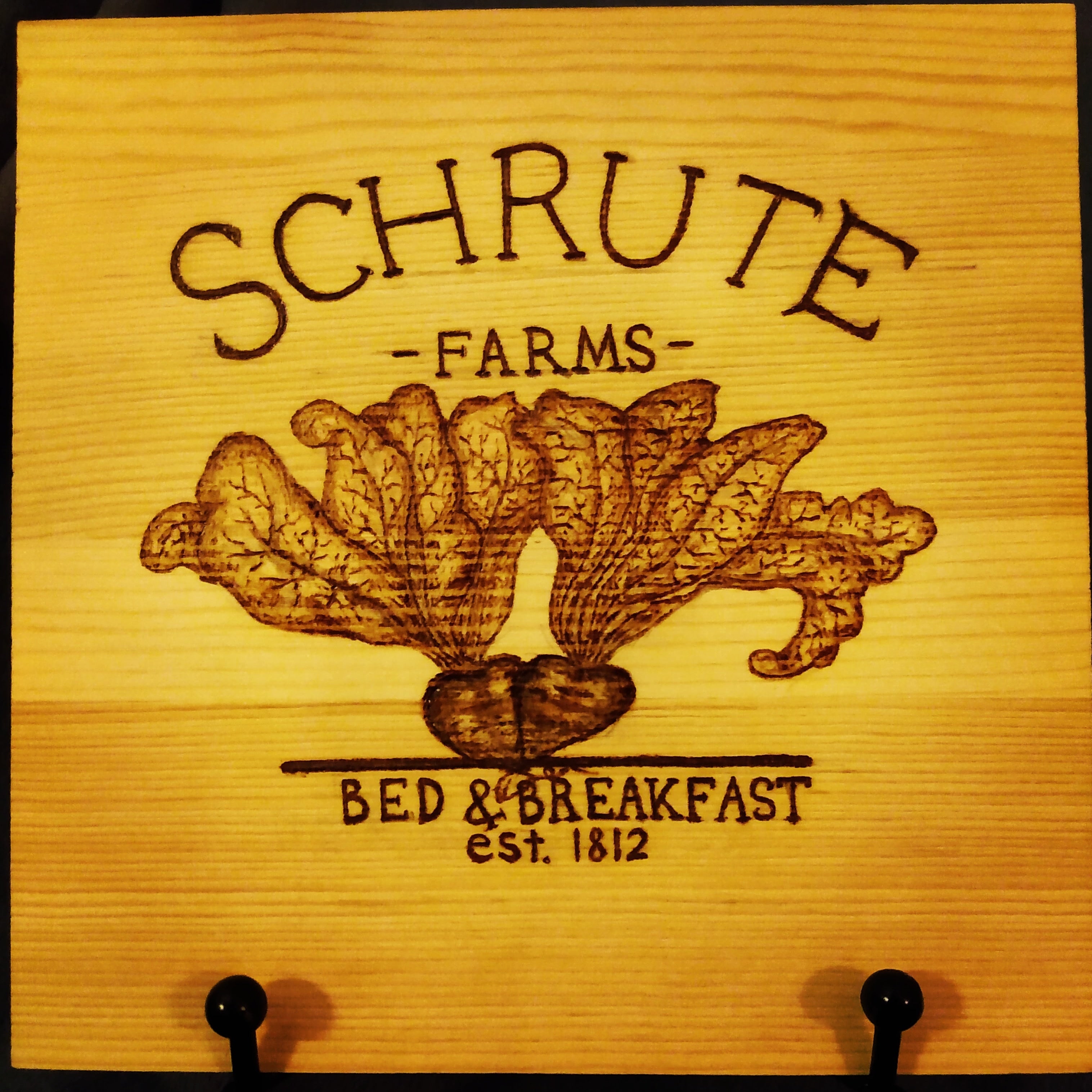 Schrute Farms Sign